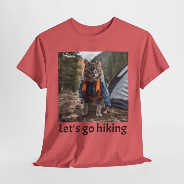 Camping/Hiking Cat Tee - Image 8