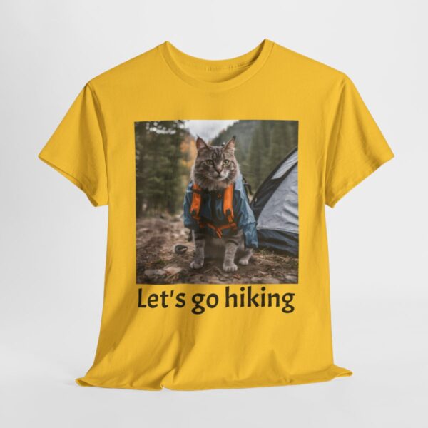 Camping/Hiking Cat Tee - Image 6