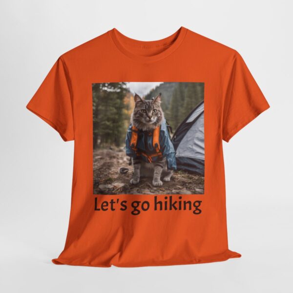 Camping/Hiking Cat Tee - Image 7