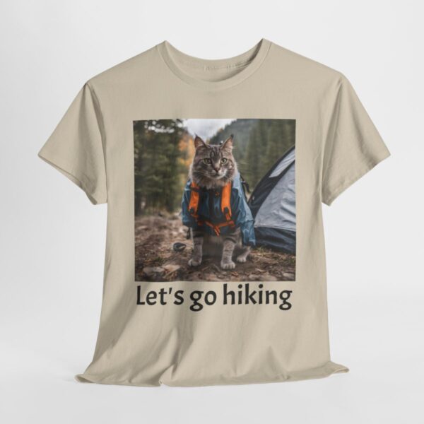 Camping/Hiking Cat Tee - Image 10