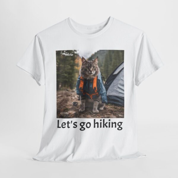 Camping/Hiking Cat Tee - Image 9