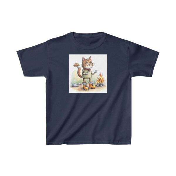 Campfire Cat Kids' Tee - Image 15