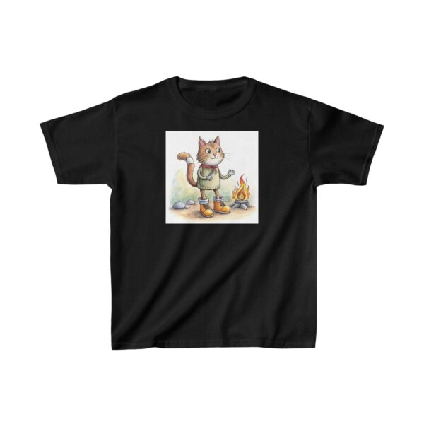 Campfire Cat Kids' Tee - Image 3