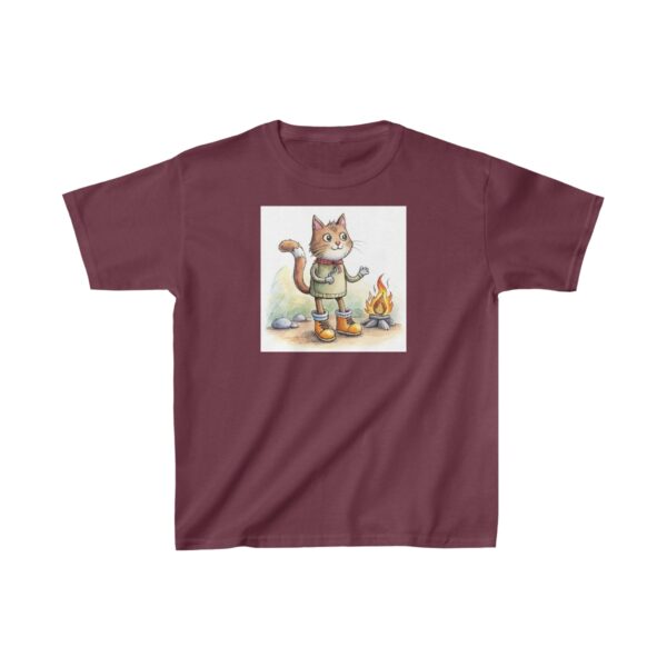 Campfire Cat Kids' Tee - Image 7