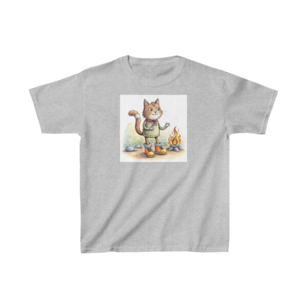 Campfire Cat Kids' Tee - Image 4