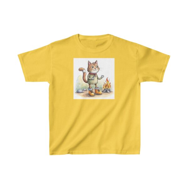 Campfire Cat Kids' Tee - Image 8